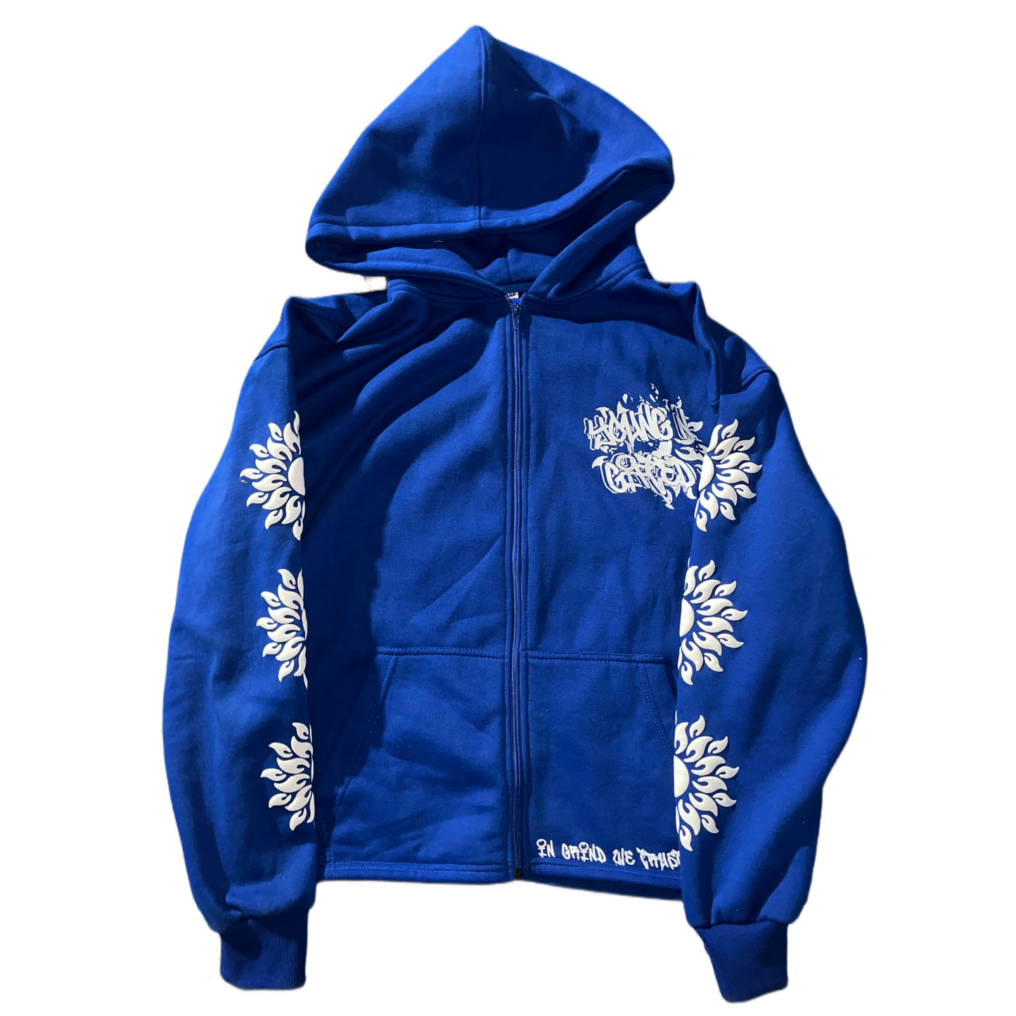 IF YOU’RE READING THIS, I MADE IT Royal Zip Up | YNG