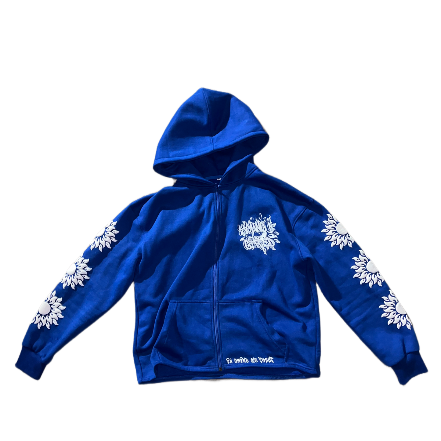 IF YOU’RE READING THIS, I MADE IT Royal Zip Up | YNG