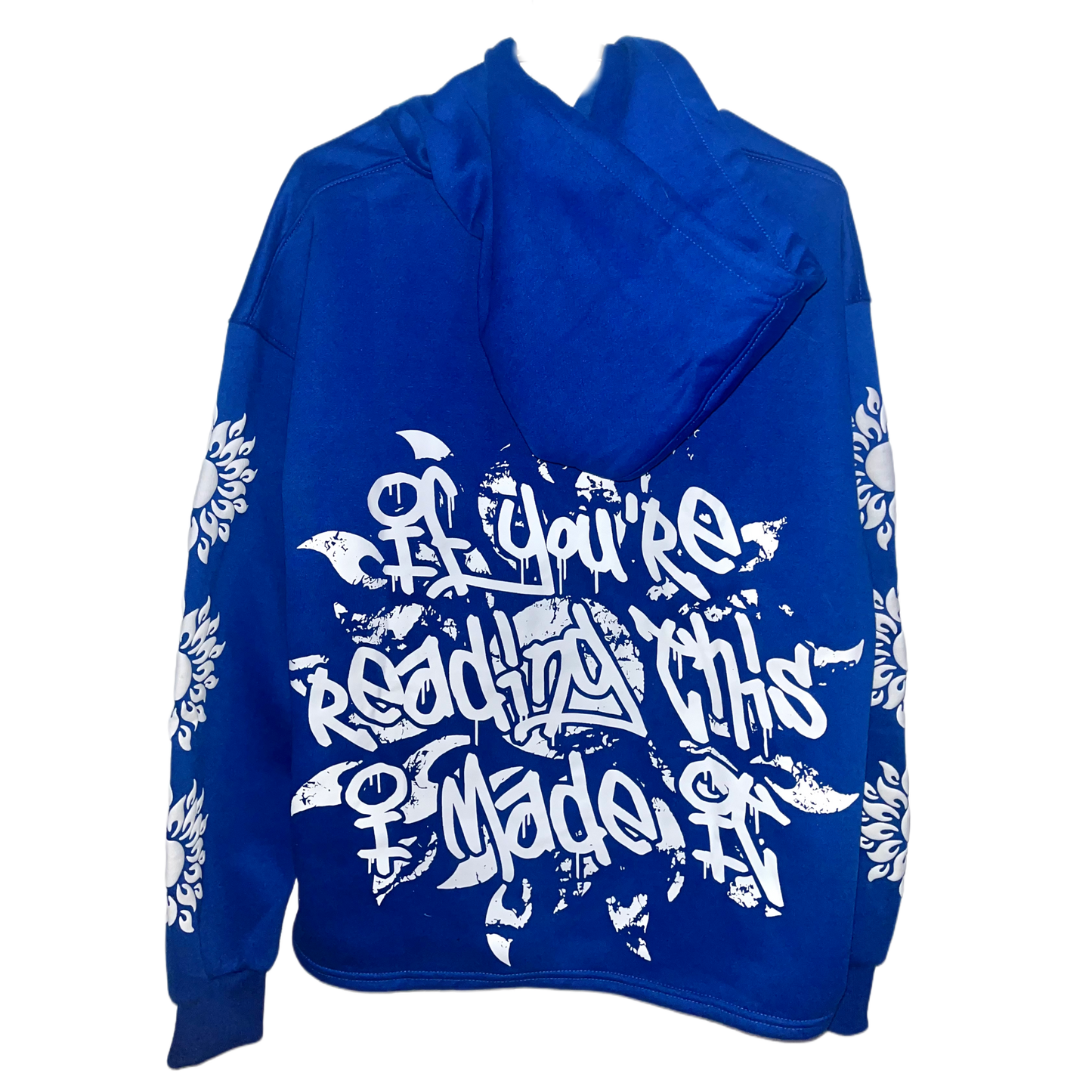 IF YOU’RE READING THIS, I MADE IT Royal Zip Up | YNG