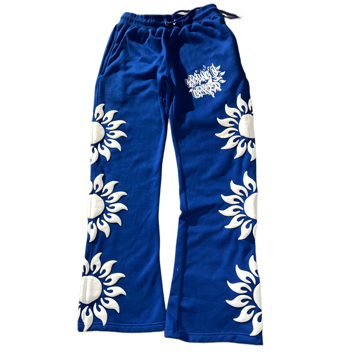 Wide-Leg YOUNG N GIFTED Royal Logo Sweats | YNG
