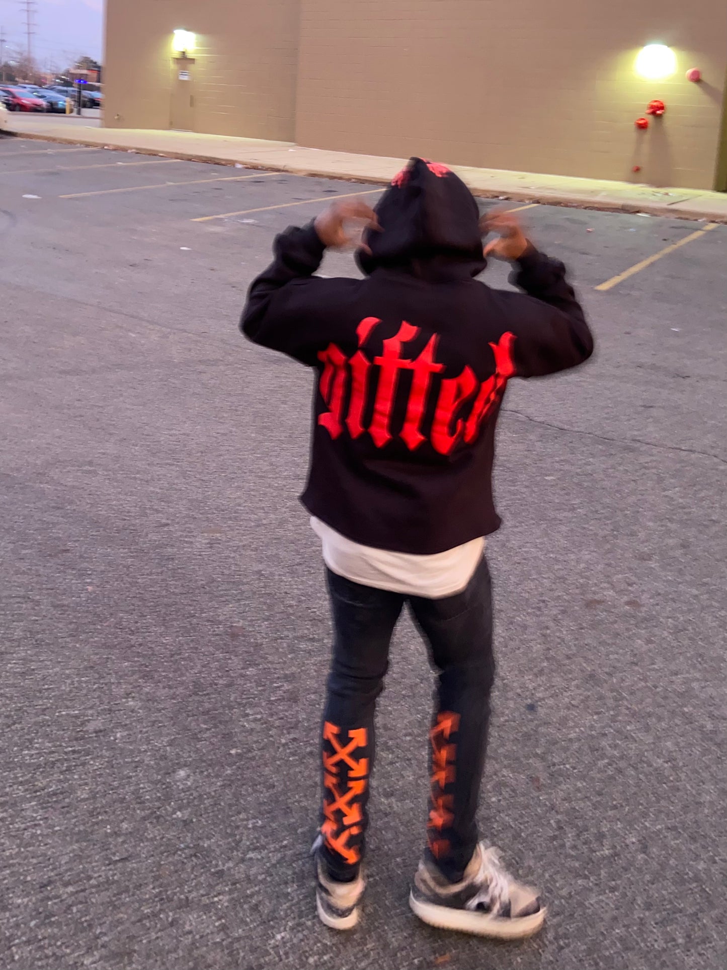 RUBY YOUNG GIFTED cropped hoodie | YNG