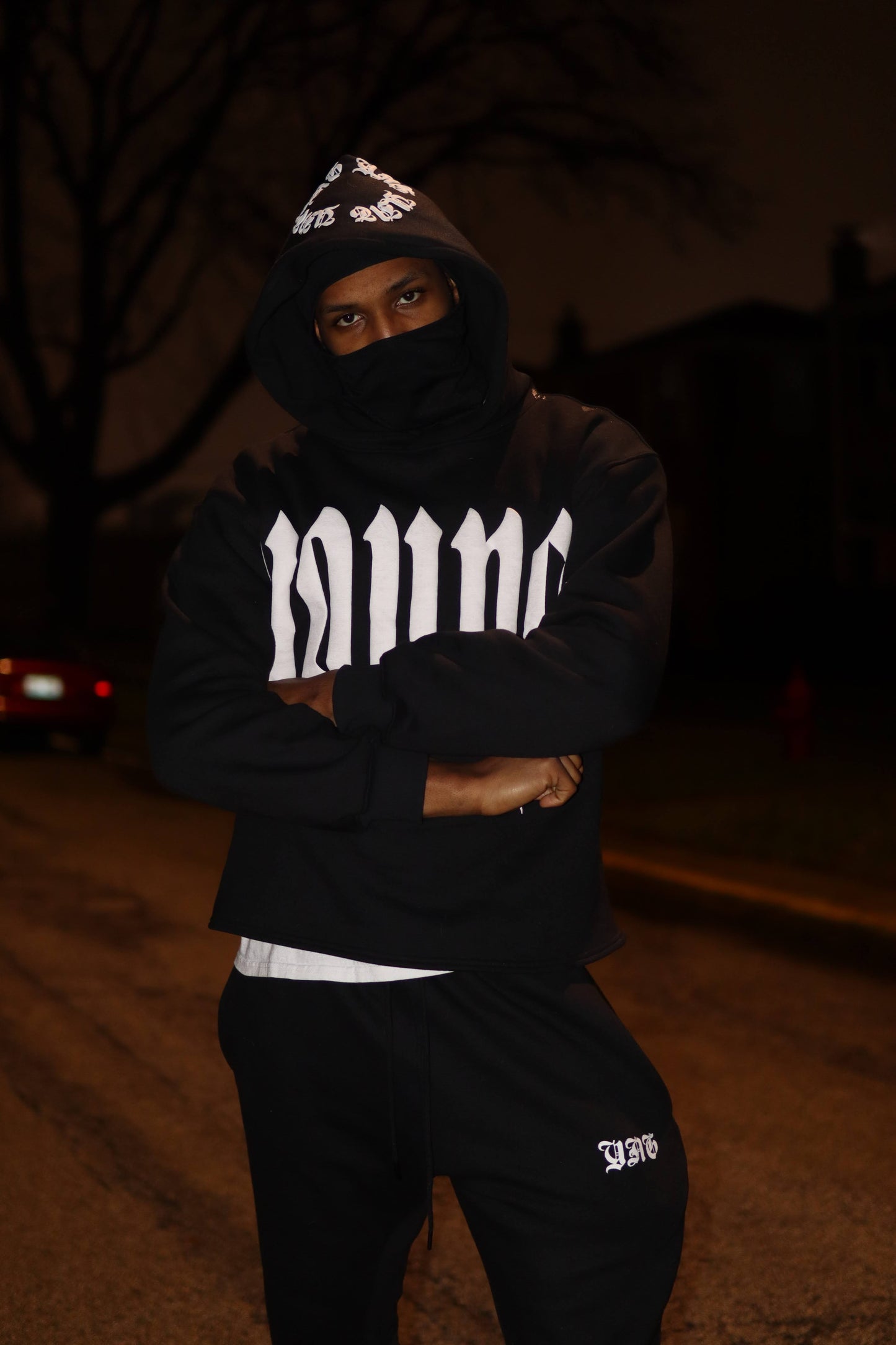 DUSK YOUNG GIFTED cropped hoodie | YNG