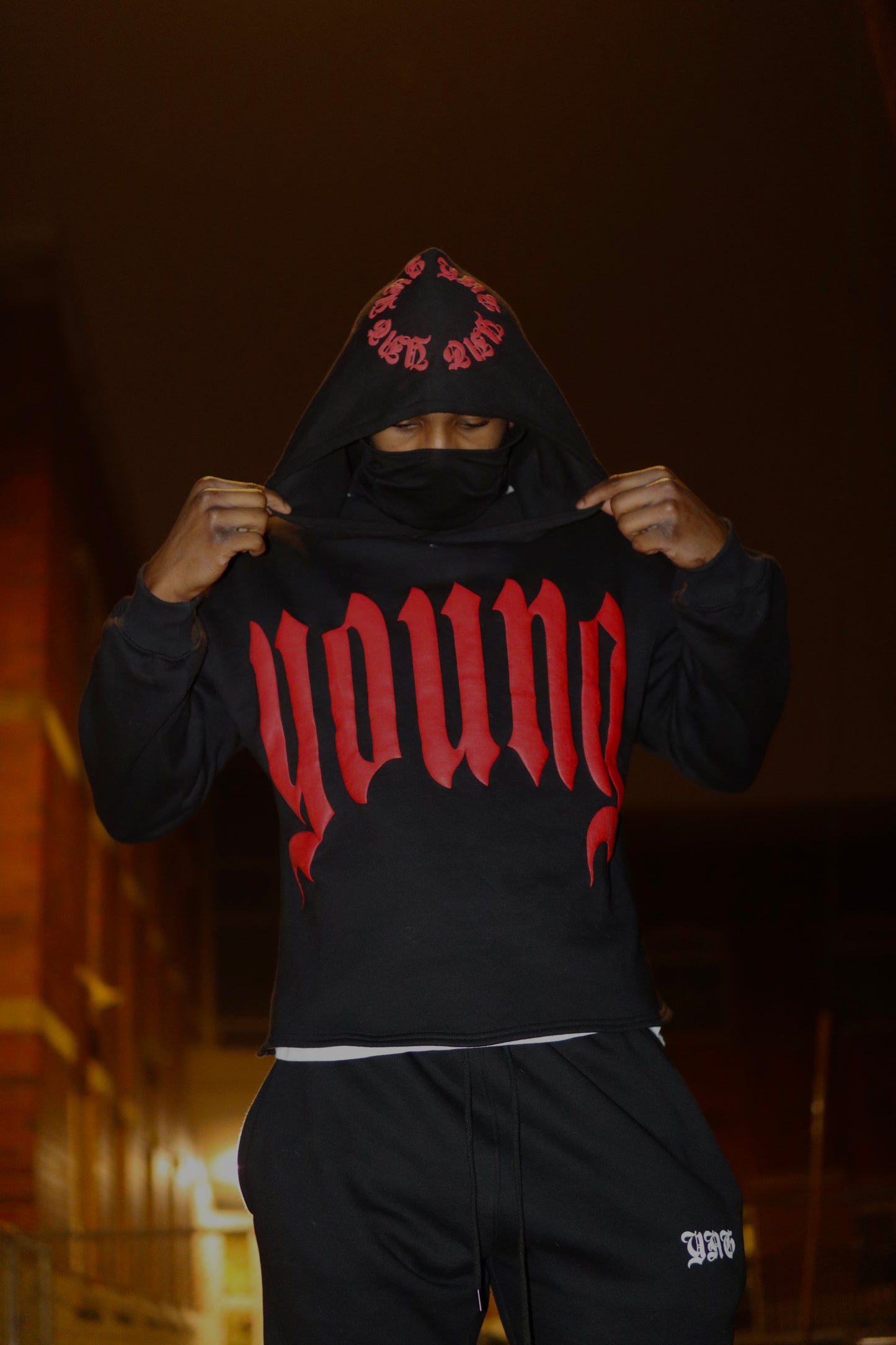 RUBY YOUNG GIFTED cropped hoodie